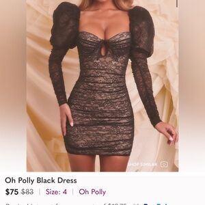 This dress is from oh Polly, the size is 0. It is new